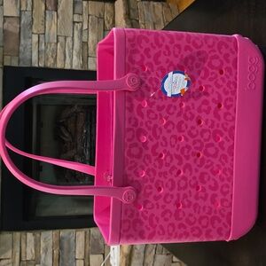 Original Bogg Bag Pink Leopard-NWT